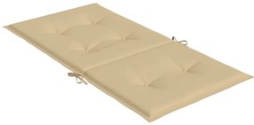 Almofadões lombares p/ cadeiras 2pcs 100x50x4cm mesclado tecido