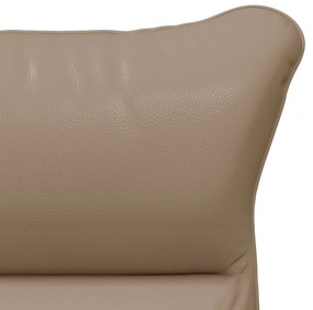 Poltrona Relaxante Cappuccino em Couro Sintético