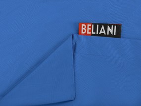 Pufe almofada azul 140 x 180 cm FUZZY Beliani