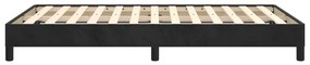 Estrutura de cama sem colchão 120x190 cm Veludo preto