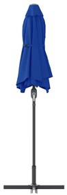 Guarda-sol de Jardim Azul 380 x 196 x 235 cm