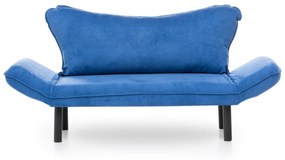 Sofá Cama "Chatto" – Azul  – 180x65x70 cm – Design Moderno