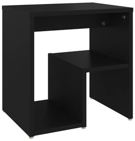 Mesas de cabeceira 2 pcs 40x30x40 cm derivados de madeira preto