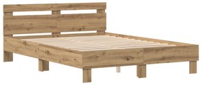 Estrutura de Cama de Madeira Carvalho Artesanal Madeira