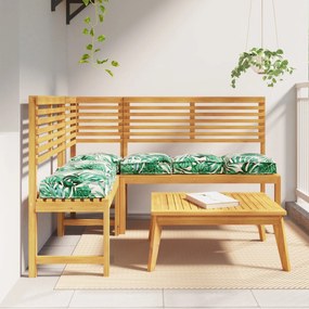vidaXL Cojines para Palets para Assento 6 pcs Padrão Folha 40x40x8 cm Tecido Oxford