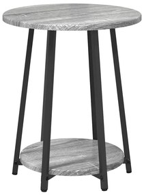 Conjunto de Mesas Laterais 2 pcs Cinza Sonoma em Madeira de Engenheira