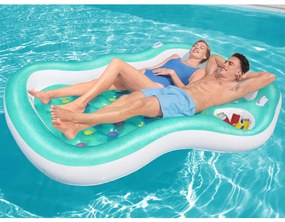 92810 Bestway Espreguiçadeira com design duplo 224x174 cm