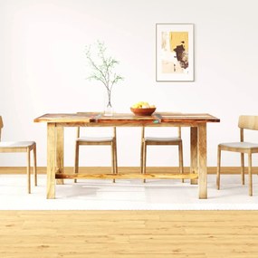 vidaXL Mesa de jantar madeira reciclada maciça 180 cm