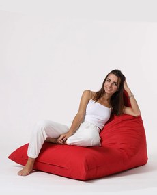 Pufe de Jardim Pyramid Big Bed – Vermelho – 145x90x35 cm | Tribo Home