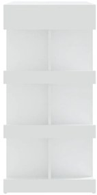 Mesa de bar c/ prateleiras derivados de madeira branco