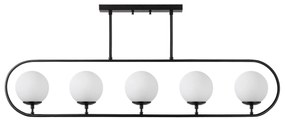 Chandelier Jewel – Preto e Branco – 122 x 15 cm