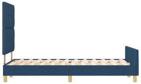Cama vidaXL Azul 120x190 cm em Tecido