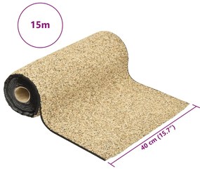 Revestimento de pedra 1500x40 cm cor areia natural