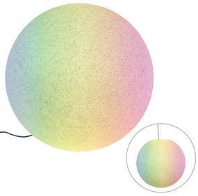 LED Candeeiro Inteligente de Exterior Cinzento 77 cm IP44 incl Wifi A60 - Nura Moderno