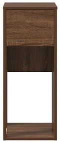 Suporte torre computador c/ gaveta 30x44x74cm carvalho castanho