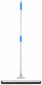 vidaXL Rodo de chão 60,5x119,5 cm aço e borracha