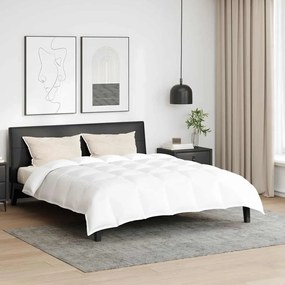 Conjunto de Edredom de Inverno 3 pcs Branco 240 x 200 cm
