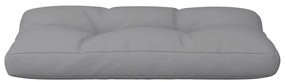 Almofadão para sofá de paletes 80x40x12 cm tecido cinza