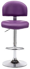 Bancos de bar 2 pcs couro artificial roxo