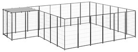 Canil 12,1 m² aço preto