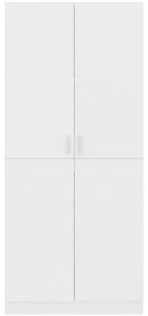 Roupeiro 80x52x180 cm derivados de madeira branco