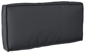 vidaXL Almofada de palete para encosto Preto 80 x 40 x 12 cm