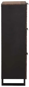 Highboard Madeira de Nogueira Castanho 40 x 33.5 x 110 cm