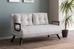 Sofá-cama de 2 Lugares Sando – Branco – 175 cm x 133 cm