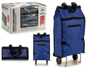 Carro de Compras Dobrável (14 x 53 x 31,5 cm) - Cinzento