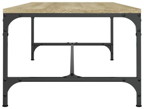 Mesa de centro 80x50x35 cm derivados de madeira carvalho sonoma