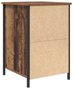 Mesa de Cabeceira Madeira Velha 40x42x60 cm Madeira Engenharia