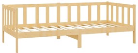 Sofá-cama com gavetas 90x200 cm pinho maciço
