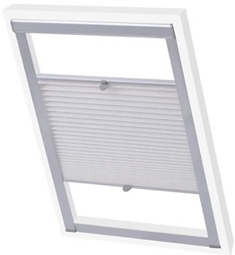 Persiana plissada branco CK04