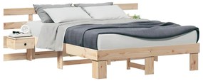 Estrutura da Cama com gaveta Castanho 140 x 200 cm