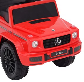 Carro infantil de empurrar Mercedes-Benz G63 vermelho