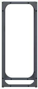 Suporte para lenha 25x25x60 cm aço laminado a frio antracite