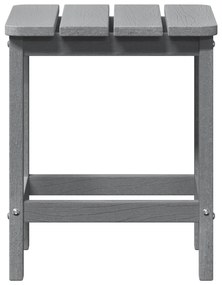 Mesa lateral Adirondack Cinza-claro 38x38x45 cm HDPE