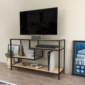 Móvel TV Stand Robbins – Oak/Black – 120 cm x 39 cm x 75 cm