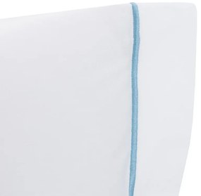 Todas as medidas - Lençóis 100% algodão percal de 200 fios: Cordonnet Vermelho 1 lençol capa ajustable 180x200+30 cm + 1 lençol superior 260x290 cm + (2) Fronhas 50x70 cm