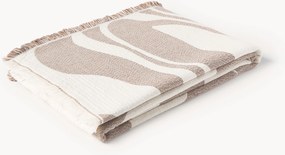 Manta jacquard com franjas Rui