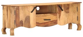 Móvel de TV 115x30x42 cm madeira maciça