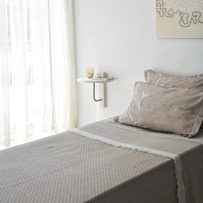 Prateleira de Parede Reve – Ouro e Branco – 35x35 cm