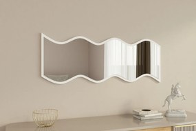 Espelho "Safi" - 40 x 120 x 2,2 cm - Branco - Design Moderno