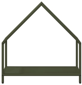 Suporte para lenha aço laminado a frio verde azeitona