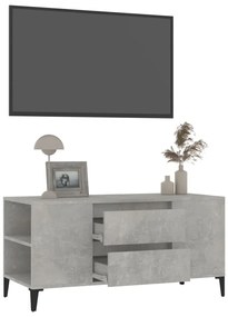 Móvel p/ TV 102x44,5x50 cm derivados madeira cinzento cimento