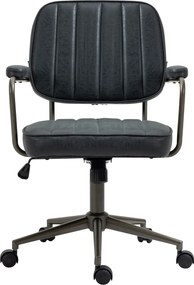 Cadeira de escritório Natrona antiga preta