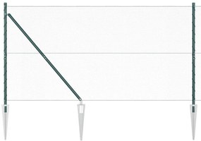 Cerca Hexagonal vidaXL Verde 1,2x100 m Aço