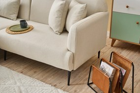 Sofá de Canto Revos – Creme – 250 x 86 x 100 cm