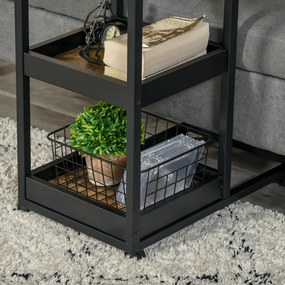 Mesa Auxiliar Industrial Mesa Auxiliar em Forma de C com Rodas Pratele