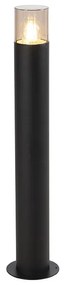 Candeeiro de pé exterior moderno preto 70 cm - Odense Moderno